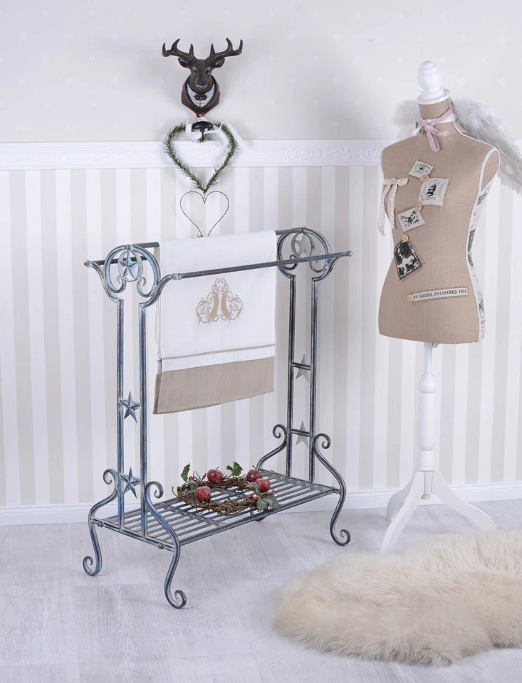 Handtuchtrockner Handtuchständer Eisenständer Standhandtuchhalter Handtuchstange - Bild 2 von 4