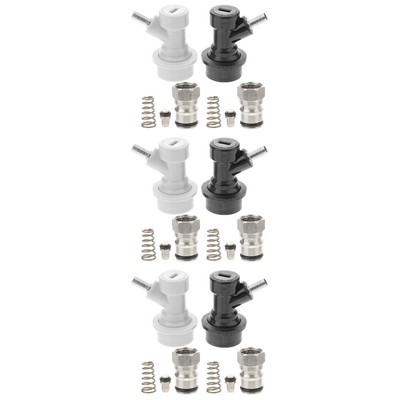 3 Pieces Barrel Ventil Keg-Kupplungen Edelstahl-Fasskupplung