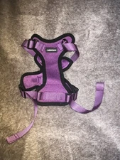 Rabittgoo Dog Harness No Pull Pet Harness with 2 Leash Clips Adjustable Soft MED