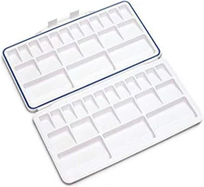 42 Well Paint Palette Air Tight Watercolor Paint Tray Palette Large Folding Empt