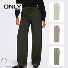 ONLY Damen Hose weiter Beinschnitt hoher Taille elegant modisch und bequem