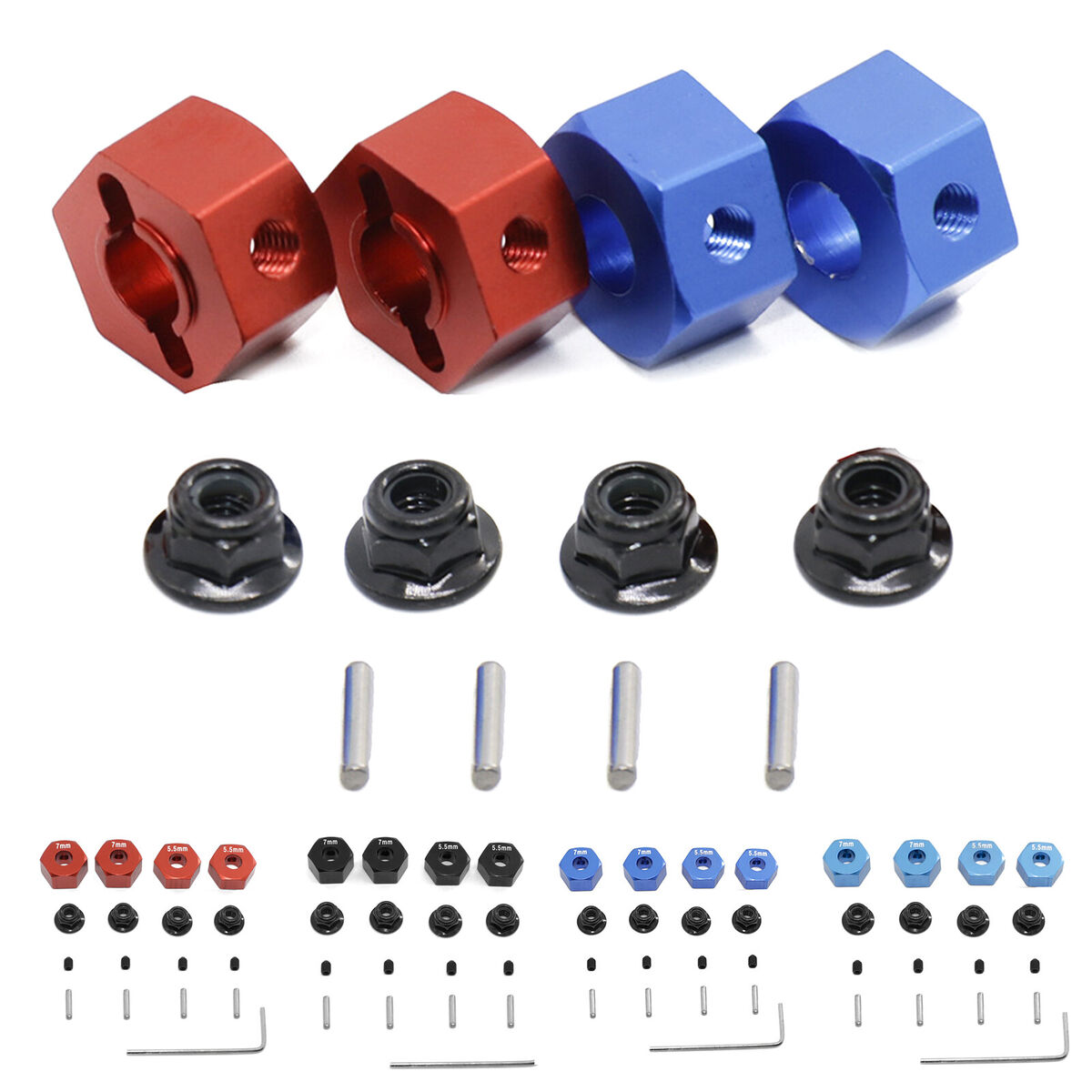 Traxxas Front Hex Wheel Hub (2) Traxxas Front Hex Wheel Hub (2)