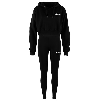 ELLESSE Damen Set SAS11353 Tucan Tracksuit Schwarz 38 Leggings