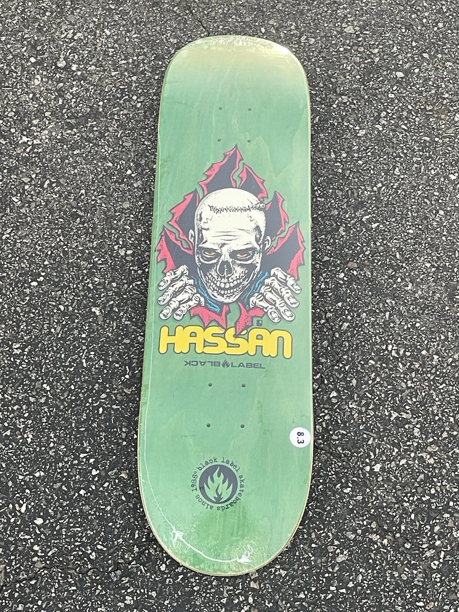 Omar Hassan RIPPER Black Label Skateboard Deck Spoof 8.3 New In