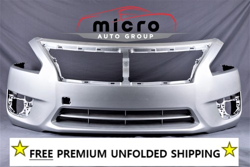 2013-2015 NISSAN ALTIMA FRONT BUMPER COVER OEM PAINTED SILVER K23 620223TA0H