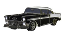 56 Chevy Black Bel Air Car Lapel or Hat Pin 1956 Chevrolet New