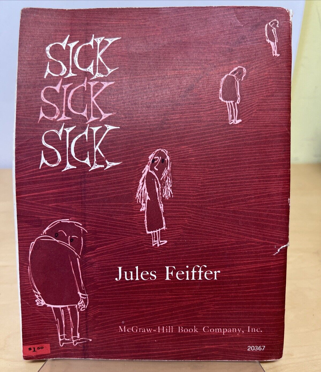 SICK SICK SICK Cartoon Collection by Jules Feiffer (1958) McGraw