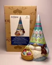 2022 Jim Shore Heartwood Creek EASTER GNOME WITH BASKET OF EGGS 6012586
