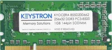 Keystron 855D200662 Kyocera SD-144-1GB 1GB DDR3 144-pin DIMM Memory