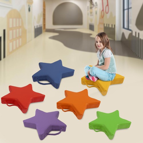 6Pcs Soft Floor Cushions For Classroom Colored Seating Cushions Floor Cushions - Picture 12 of 24