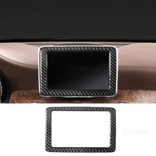 1pcs Carbon Fiber 7' GPS Console Sticker Trim For Mercedes Benz GLA CLA