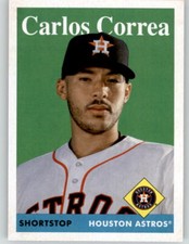 2019 Topps Archives 1958 Base Card #47 Carlos Correa Astros
