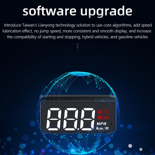 Multi-function HUD Mirror Car Head Up Display Speed Projector Security System s - Picture 11 of 12