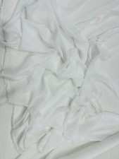 Off White Chiffon, sheer light weight fabric, 60", Drapery, Clothing, Decoration
