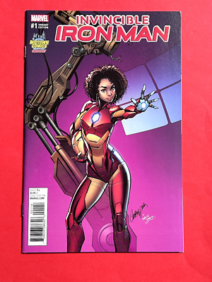 Invincible Iron Man #1 J Scott Campbell Midtown Variant - Riri Williams