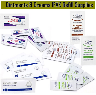 Ointments Creams Refill Emergency Survival Camping First Aid Kits