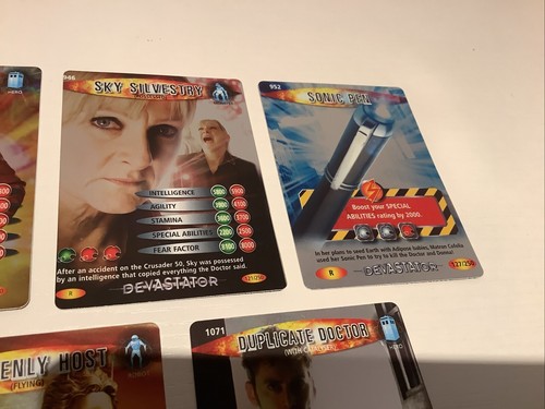 doctor who battles in time devastator Rare Cards X 5 GE Fabbri 2008 - Picture 4 of 6