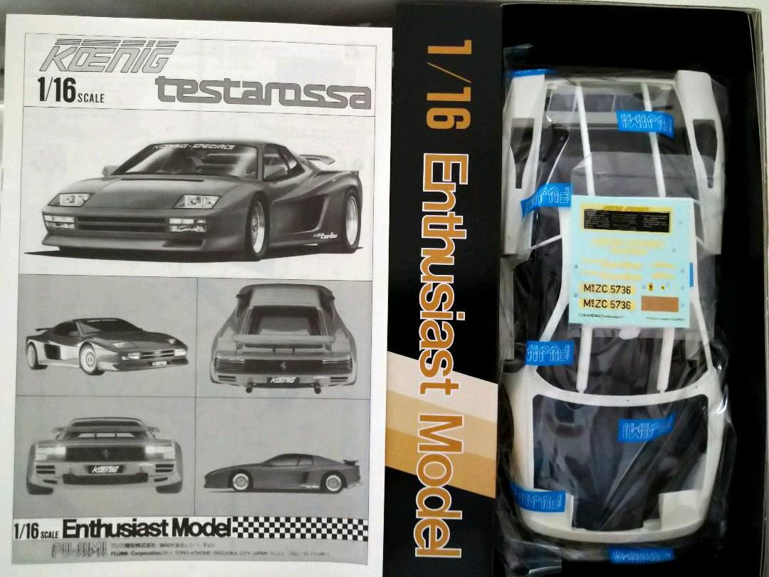1/16 Koenig Ferrari Testarossa Enthusiast Model Unassembled Kit | eBay
