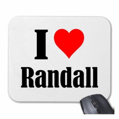 MOUSEPAD Mauspad I Love Randall Ich Liebe Randall
