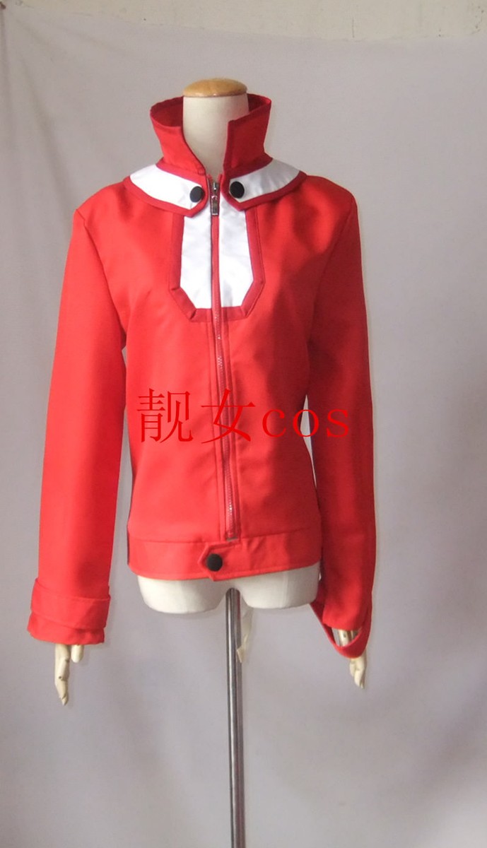Yu-Gi-Oh! GX Jaden Yuki Red Jacket Coat Top Cosplay Costume Custom