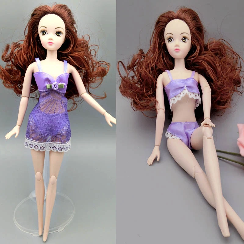 6 CONJUNTOS Vestido de Moda para Muñecas 11.5" Ropa Pijamas Lencería Ropa de Noche Vestidos Foto 3 de 4