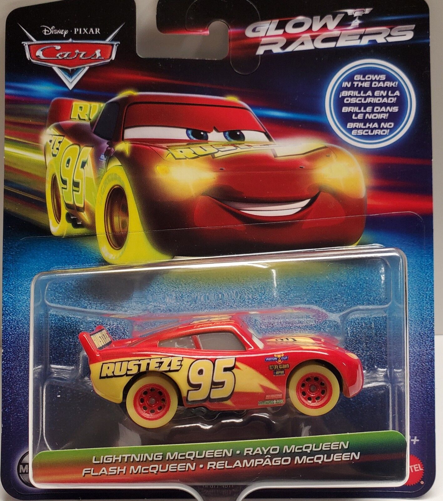 Mattel Disney and Pixar Cars Glow Racers - Lightning McQueen, 1 ct - Foods  Co.