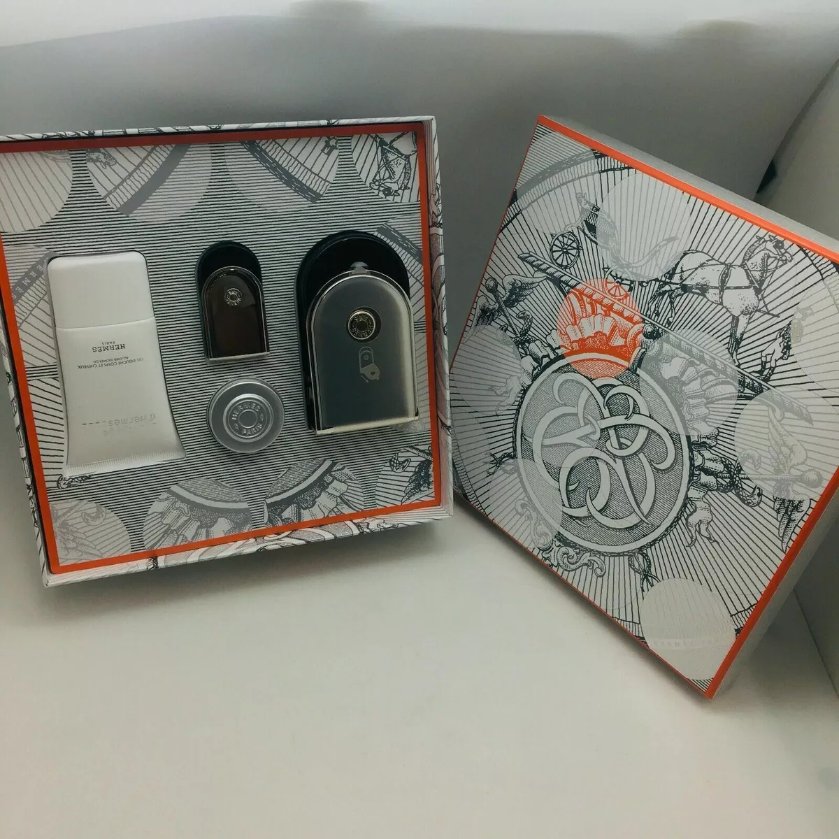 vandtæt Onset Trickle Voyage D&#039;Hermes by Hermes 3.3 oz / 100 ml PARFUM 4 Pcs Gift Set - New  In Box | eBay