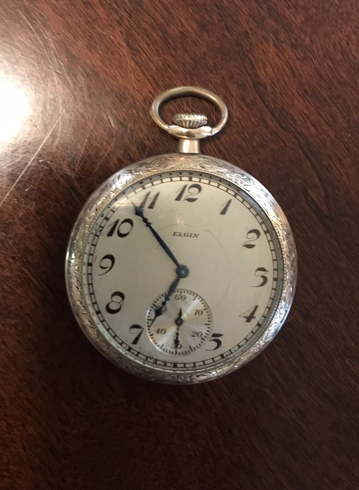 Antique Elgin Wadsworth Referee 20 Year Pocket Watch Gold Filled - Image 2 of 4