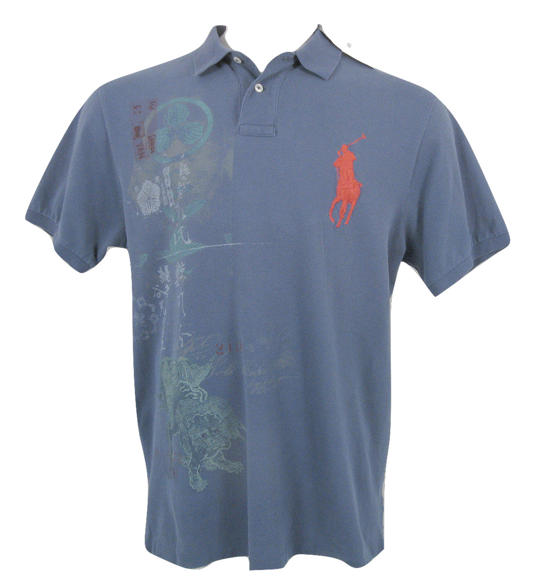 NEW VINTAGE Polo Ralph Lauren Polo Shirt! Big Pony Asia Mountain
