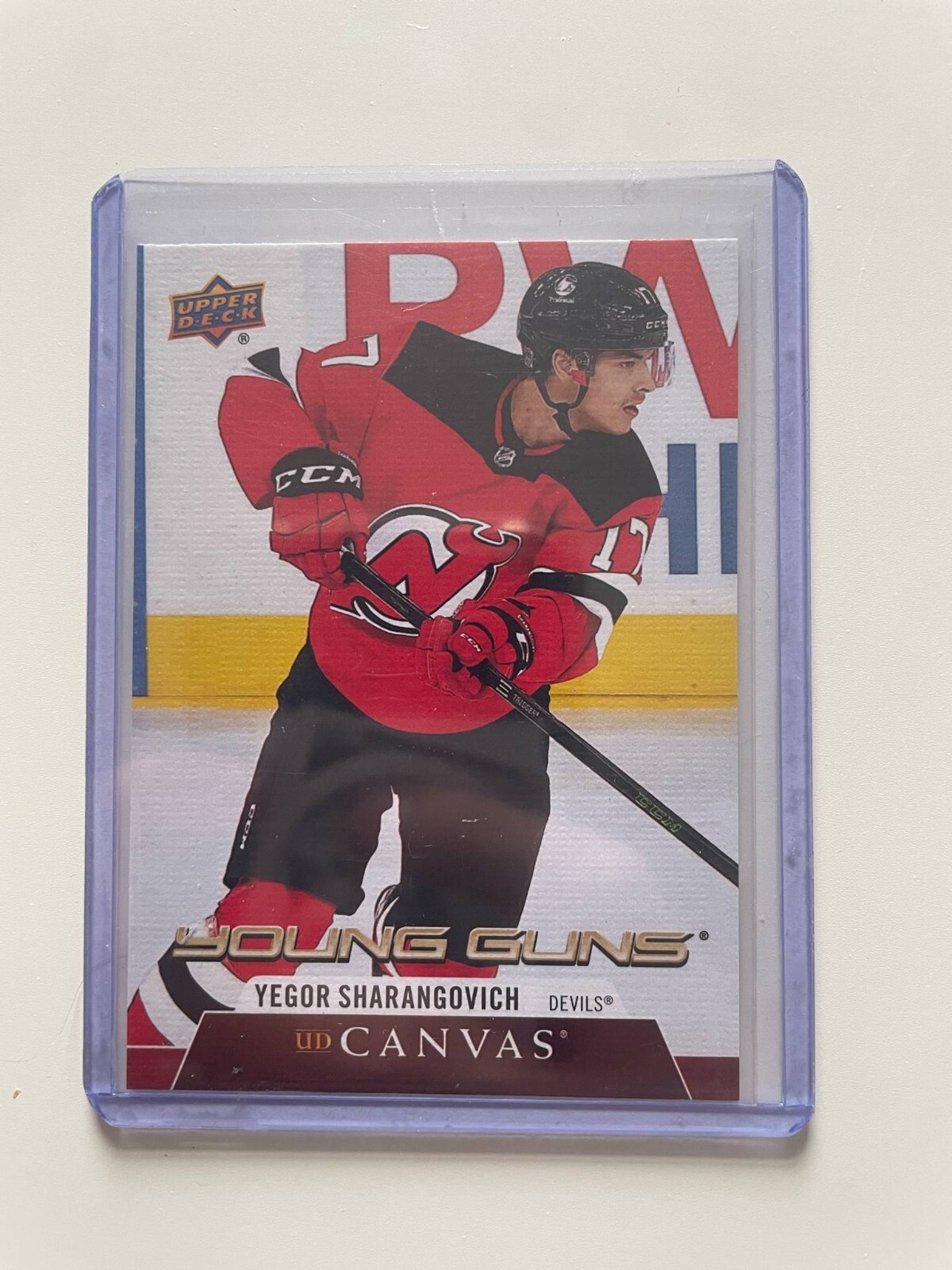 2020-21 Upper Deck Young Guns Canvas Yegor Sharangovich Rookie #C217