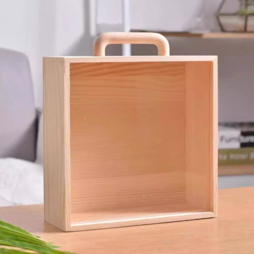 Wooden Gift Box Jewelry Organizer Trinket Case Travel Bridesmaid - Picture 6 of 12