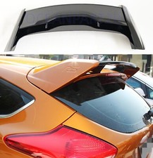 For 13-18 Ford Focus Hatchback Rs Style Rear Roof Wing Spoiler Glossy Black Abs