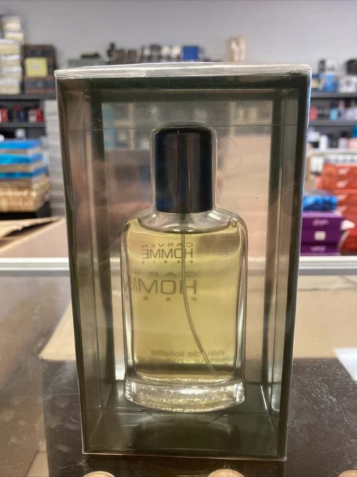 CARVEN HOMME PARIS colonia 1,6 oz (50 ml) eau de toilette spray.SELLADO.100% REAL Foto 2 de 3