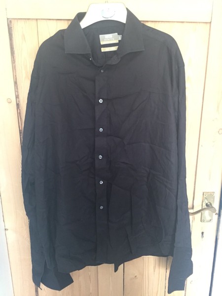 M/&S Da Uomo Heritage Camicia Puro Cotone Twill 15/" collo circonferenza petto 38/" Nuovo di Zecca