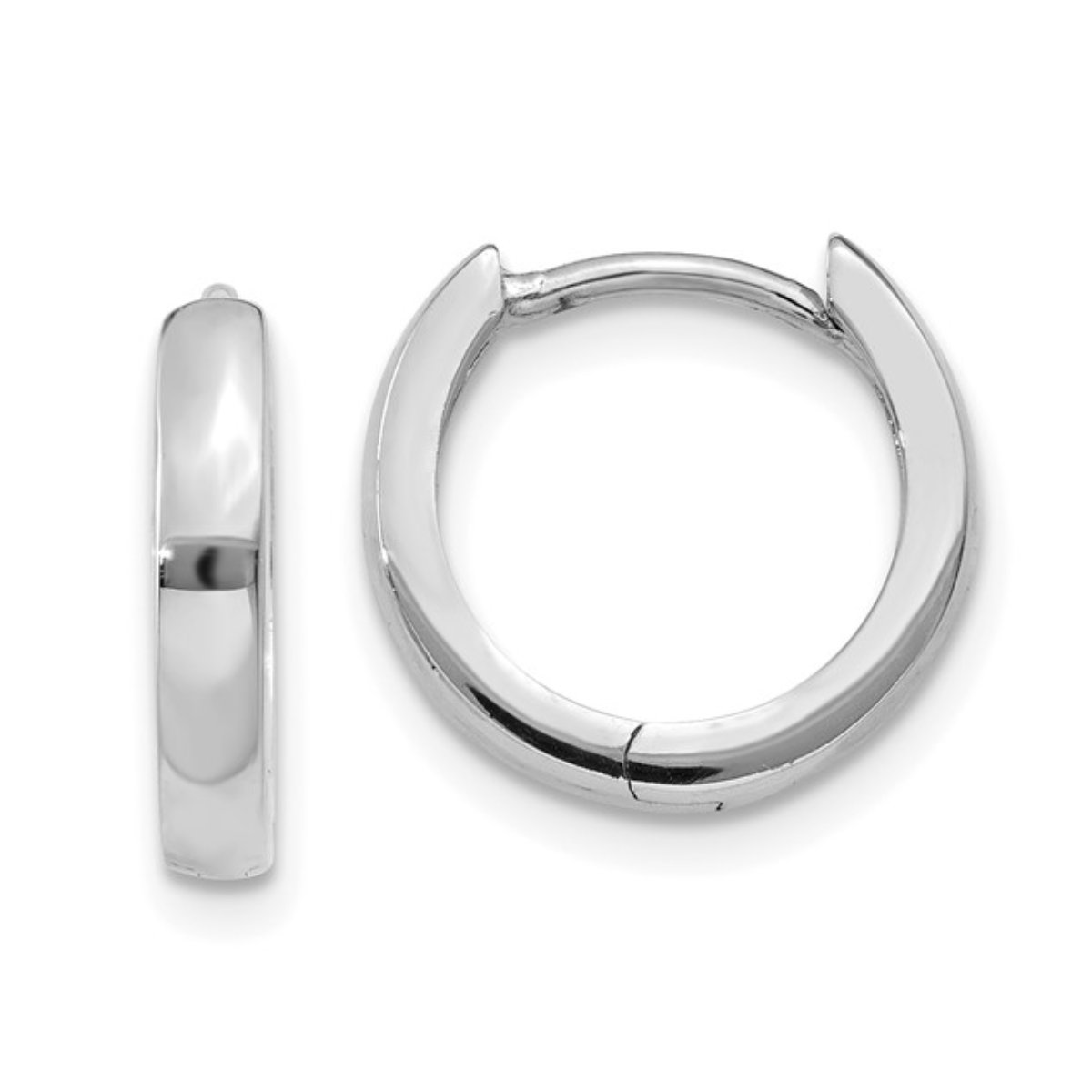 Aretes Argollas Arracadas Pequeñas de Oro Real 14K Para Mujer