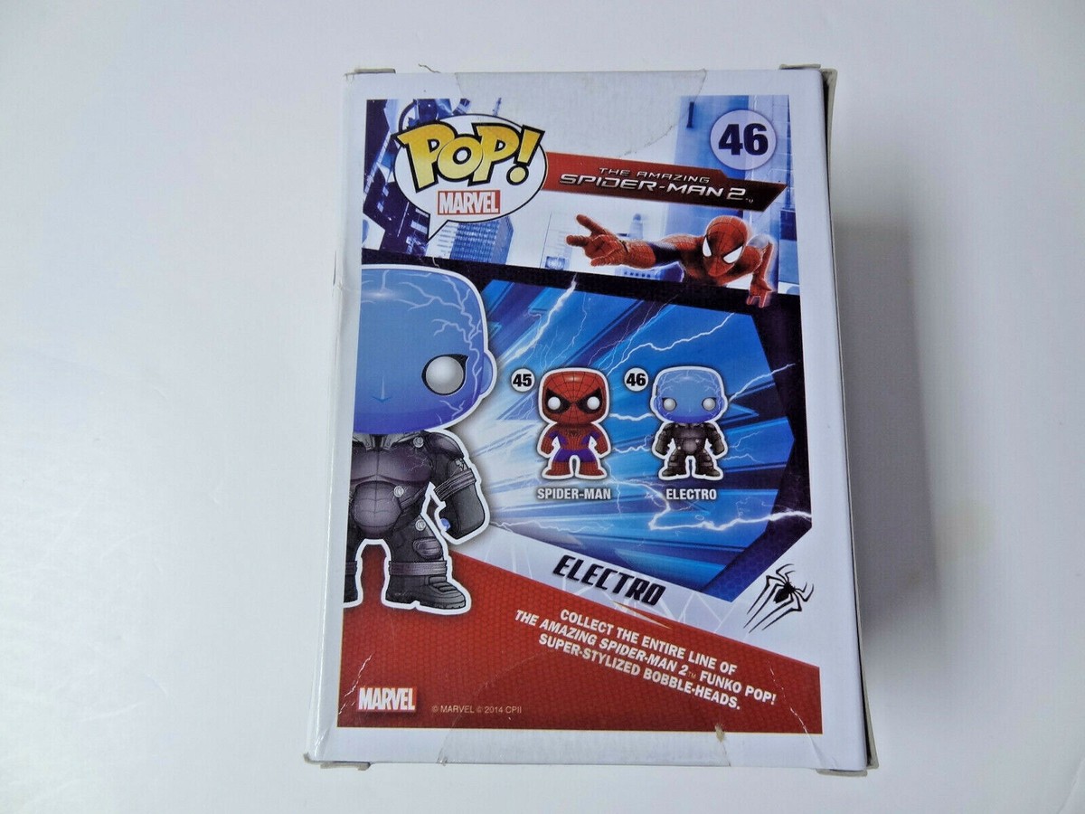 Funko Amazing Spider-Man 2 Electro Metallic GITD Hot Topic NEW