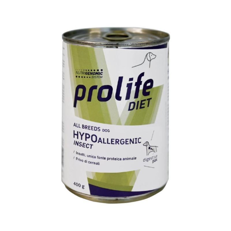 Prolife diet dog hypoallergenic insect all breeds 400gr