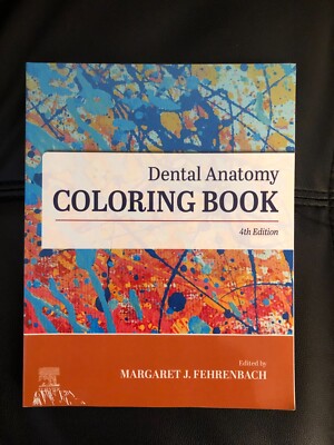 Dental Anatomy Coloring Book 4th Edition | eBay
