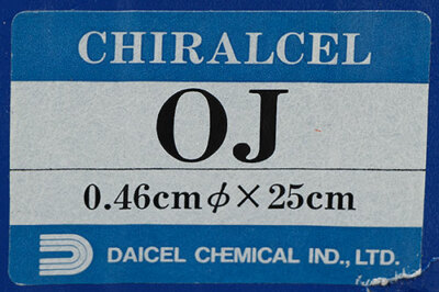 NEW Daicel/Chiral CHIRALCEL OJ 25 X 0.46 cm HPLC Analytical NEW Daicel/Chiral CHIRALCEL OJ 25 X 0.46 cm HPLC Analytical