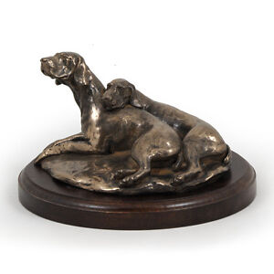 Weimaraner, dog bust/statue on wooden base , ArtDog Limited Edition, CA | eBay