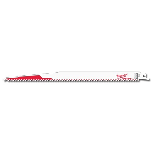 Milwaukee 48-00-5037 12 in. 5 TPI Wood Cutting Thin Kerf Sawzall Blades (5 pack)