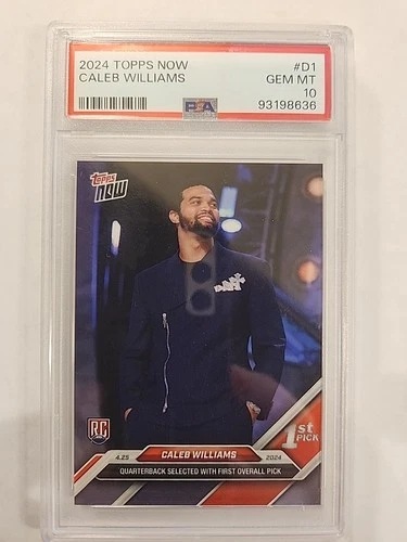 2024 Topps Now - Caleb Williams #D-1 /24667 (RC) PSA 10