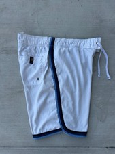 Vintage 90s y2k style Old Navy Striped Men's Swim Trunks Summer Retro Surfer