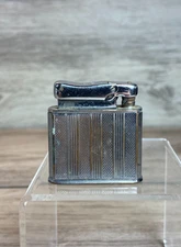 Colibri Kreisler Silver Vintage Cigarette Lighter West Germany Pocket Size