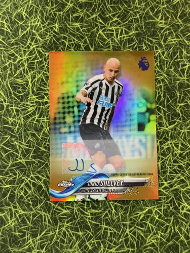 Jonjo Shelvey /50 Auto Gold Topps Chrome Premier League 2018-19 Newcastle United