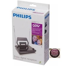 Philips Digital TV Antenna Indoor Passive HDTV/UHF/VHF, SDV1125T/27 Brand New