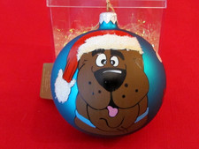 RARE Vintage Scooby Doo Warner Bros Studio Glass Blown by Elegance Ornament MIB