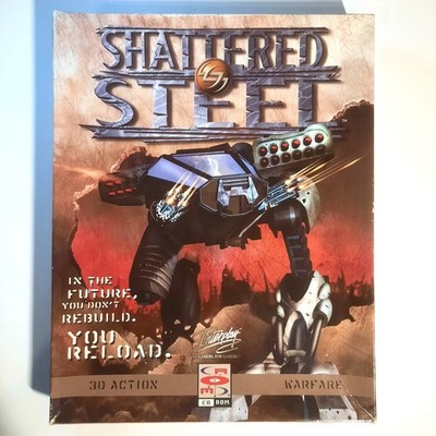 SHATTERED STEEL / PC Big Box (CD-Rom), DE / Komplett / Bioware / Retro Mech Kult