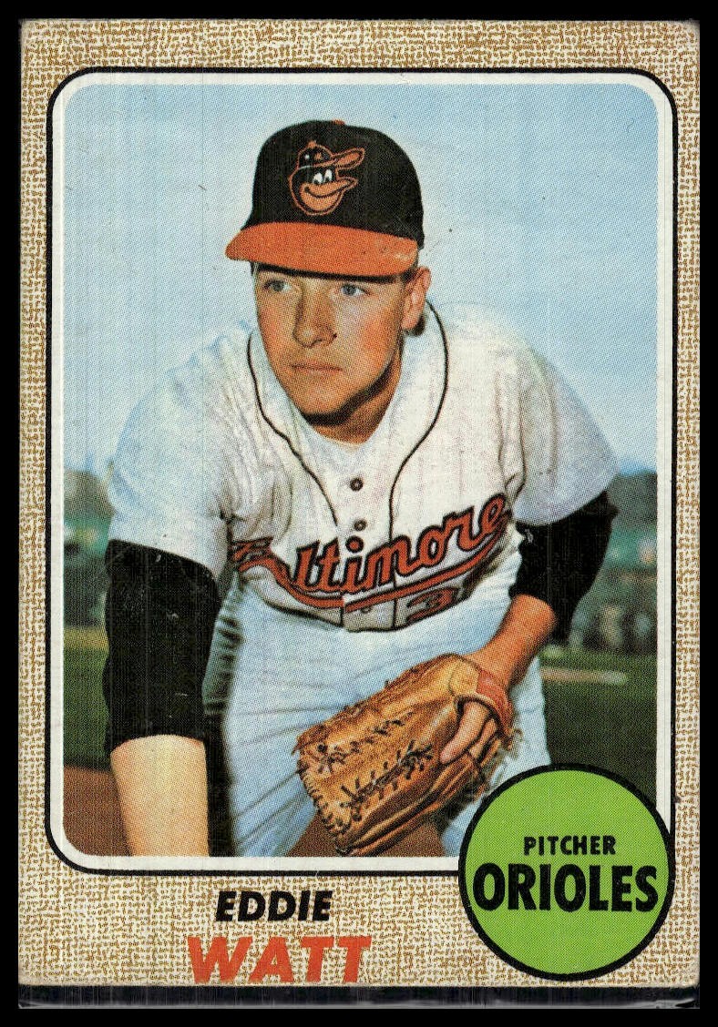 1968 Topps #186 Eddie Watt