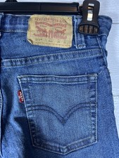 Levi  s 511 24x25 Boys Men  s Blue Jeans 8 Regular